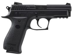 SAR USA K245CBL K2  Compact 45 ACP 13+1 4.70" Black Steel Barrel, Black Oxide Steel Serrated Slide, Black Oxide Steel Frame w/Beavertail & Picatinny Rail, Black Polymer Grip, Right Hand