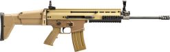 FN 985012 SCAR 16s NRCH 5.56x45mm NATO 16.25" Barrel,   30+1, Flat Dark Earth Anodized Receiver, FDE Telescoping Side-Folding Stock With Adjustable Cheekpiece, Optics Ready