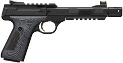 Browning 051597490 Buck Mark Contour Pro 22 LR 10+1 5.90" Matte Black Gray/Black G-10 Grip
