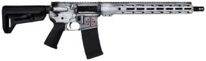 Shark Coast Tactical Templar 5.56 NATO 16" Distressed White Cerakote AR Rifle
