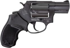 Taurus 2605021 605  38 Special +P or 357 Mag 5 Shot 2" Barrel, Overall Matte Black Oxide Finish Steel, Finger Grooved Black Rubber Grip & Fixed Sights