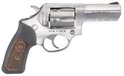Ruger SP101 .327 Fed Mag 3" Stainless 6rd Engraved Wood Revolver