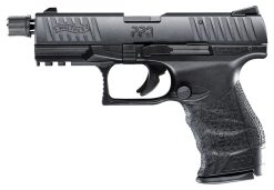 Walther Arms 5100301 PPQ M2 SD Tactical 22 LR 12+1 4" Threaded Black Steel Barrel, Matte Black Tenifer Aluminum/Serrated Slide, Black Polymer Frame w/Picatinny Rail, Black Polymer Grips