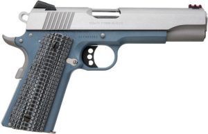 Colt 1911 Competition Titanium Blue 45 ACP 5 inch National Match pistol
