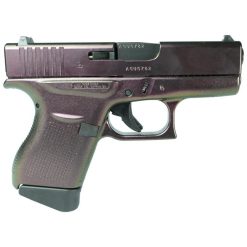 Glock 43 Shimmering Razorback 9mm 6rd Custom Pistol