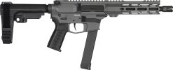 CMMG Banshee MKGS 9mm 8" 33+1 Tungsten Cerakote M-LOK