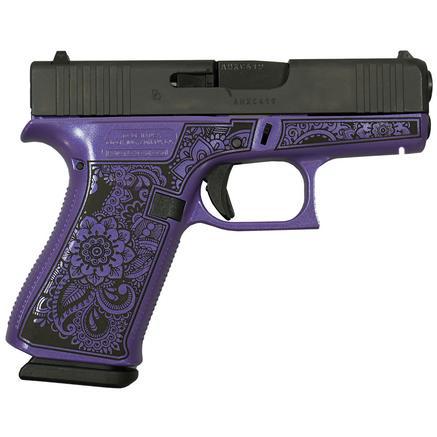 Glock 43X "Mandala" Purple Pearl 9mm 10rd Handgun