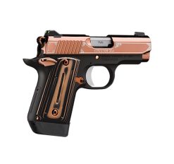 Kimber Micro 9 9mm Rose Gold PVD 3.15" 7+1 Black G10 Grip Pistol