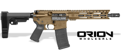 DIAMONDBACK DB15 5.56 10" PSTL BRNT/BRZ  W/SBA3 BRACE 30RD MAG ORION EXCLUSIVE