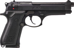 Derya Firearms MELIK9TR Melik  9mm Luger 17+1 4.90" Black Melonite Steel Barrel, Black Melonite Serrated Steel Slide,  Black Aluminum Frame, Black Polymer Grip