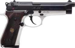 Derya Firearms 15LTTMELIK9TR Melik  9mm Luger 15+1 4.90" Black Melonite Steel Barrel, Black Melonite Serrated Steel Slide, Silver Anodized Aluminum Frame, Dark Walnut Grip