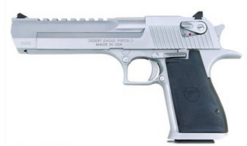Magnum Research Desert Eagle .357 Magnum Chrome Pistol – 6" Barrel, 9+1