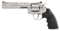 Colt Mfg GRIZZLYSP6RTS Grizzly  357 Mag 6 Shot 6" Stainless Ported Vent Rib Barrel, Stainless Unfluted Cylinder, Stainless Stainless Steel Frame, Black Hogue Overmolded Grip, Exposed Hammer