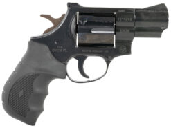 Weihrauch Guns 770125 Windicator  38 Special 6rd 2" Blued Steel Barrel & Cylinder, Compact Blued  Steel Frame w/Exposed Hammer, Ramp Front/Fixed Rear Sights, Finger Grooved Black Rubber Grip