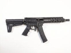 Wraithworks WARSCORP9 Side-Charging AR Pistol - Black | 9mm | 8.5" Barrel | 7" M-LOK Rail | Magpul BSL Arm Brace | Accepts Scorpion Mags