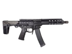 Wraithworks WARSCORP9 Side-Charging AR Pistol - Black | 9mm | 8.5" Barrel | 7" M-LOK Rail | SB Tactical HBPDW Brace | Accepts Scorpion Mags