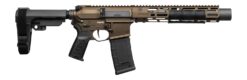 CMMG 30A0ED0-MB Zeroed Banshee Mk4 300 Blackout 30+1 6.50" Black Nitride Threaded Barrel, Midnight Bronze Cerakote Aluminum Receiver w/Picatinny Rail, M-LOK Handguard, Black Polymer CMMG RipBrace, CMM