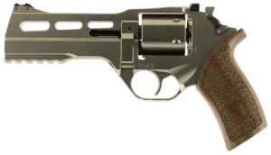 Right side of Chiappa Rhino 50DS 357 Magnum 5" Nickel 6 Shot Revolver