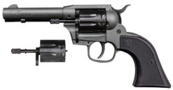 Diamondback DB0500A051 Sidekick  22 LR/22 Mag 9 Shot, 4.50" Dark Gray Cerakote Steel Barrel & Cylinder, Dark Gray Cerakote Zinc Alloy Frame, Black Polymer Grip, Hammer Safety, Exposed Hammer