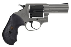 Rossi 2RP631C RP63  357 Mag 6 Shot 3", Tungsten Gray Cerakote, Stainless Steel Frame, Fixed Blade Sight, Textured Black Rubber Grips