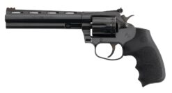 Colt Mfg KCOBRA22-BP6RFO King Cobra Target 22 LR 10rd Shot 6" Blued Vent Rib Barrel, Blued Carbon Steel Cylinder & Frame, Black Hogue Overmolded Grip, Exposed Hammer
