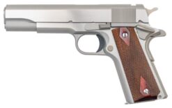 Colt 1911 Government Engraved Stainless .38 Super 9 Round Pistol