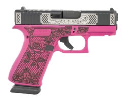 Glock 43X Pink Roses 9mm 15+1 Custom Pistol