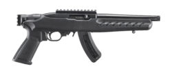 RUGER 22 CHARGER 22 LR 8IN BARREL 15RD BLACK  PICATINNY RAIL BX TRIGGER TB 33100