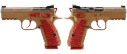 CZ SHADOW II COMPACT PEANUT BUTTER & STRAWBERRY JELLY 9MM PISTOL 4" 2-15RD MAGS